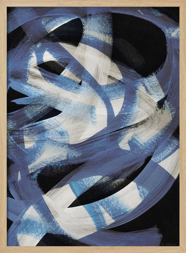 Abstract Brush Strokes 128 | Poster