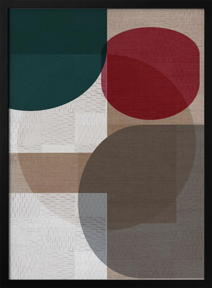 Woven Blue Green Red 2 | Poster