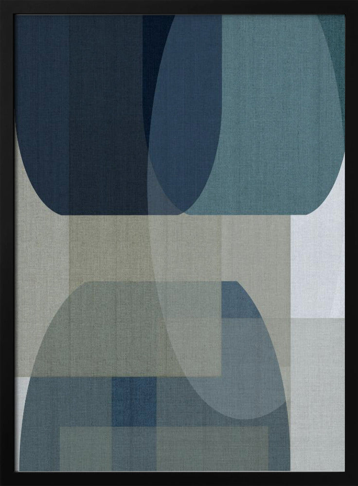 Woven Blue Layers 2 | Poster