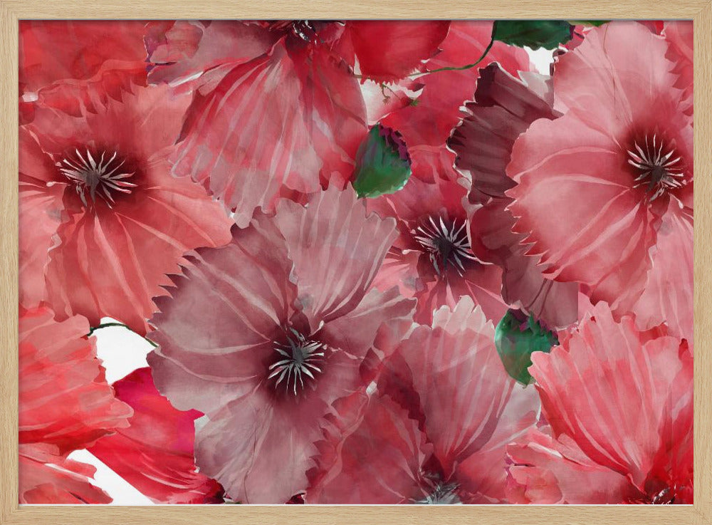 Big Red Flowers 2 | Poster