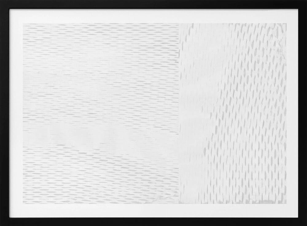 White Woven Blocks 5 | Poster