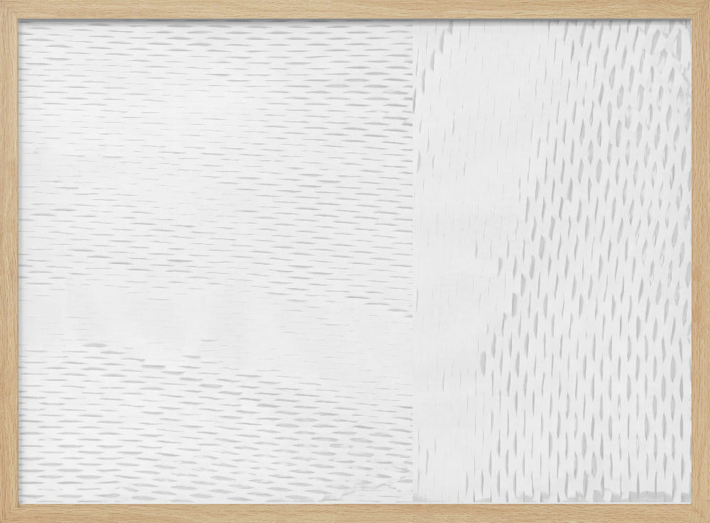 White Woven Blocks 5 | Poster