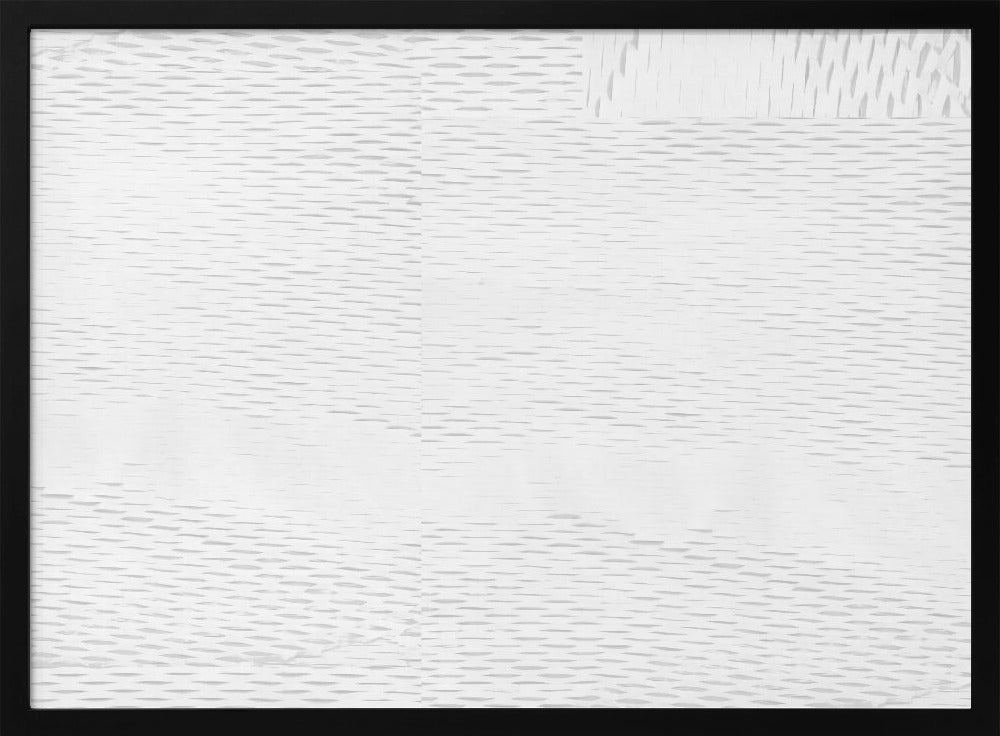 White Woven Blocks 6 | Poster