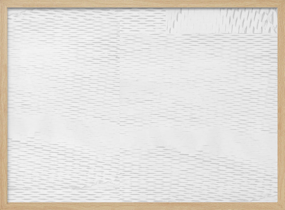 White Woven Blocks 6 | Poster