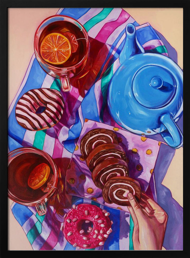 Hot Tea and Hot Pink | Poster
