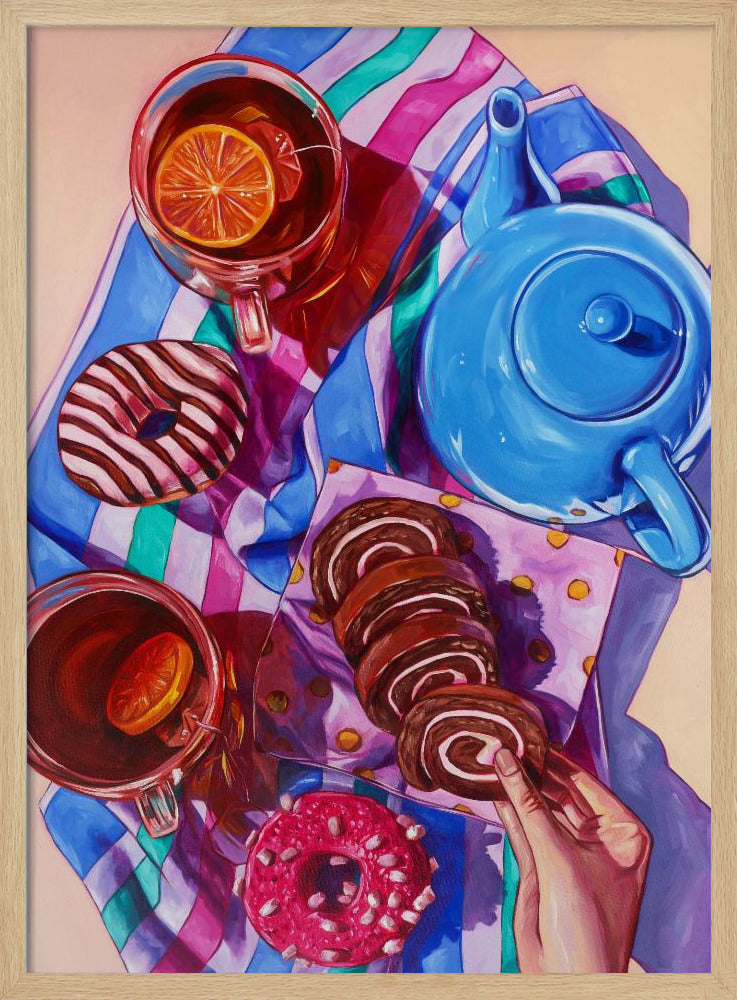 Hot Tea and Hot Pink | Poster