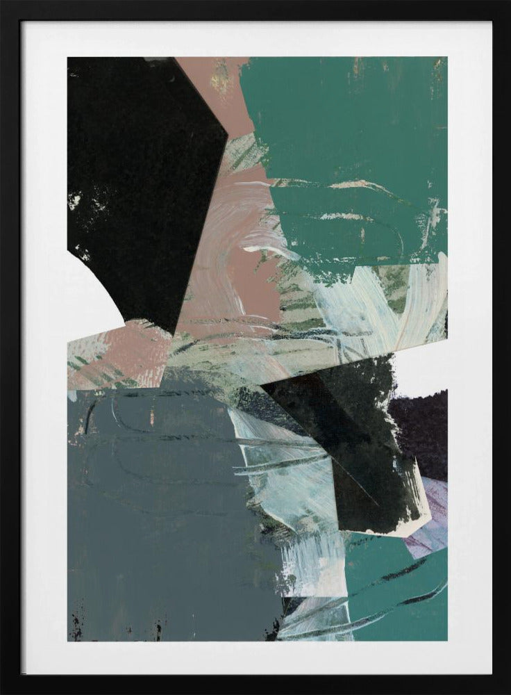 Blue Black Neutral White 3 | Poster