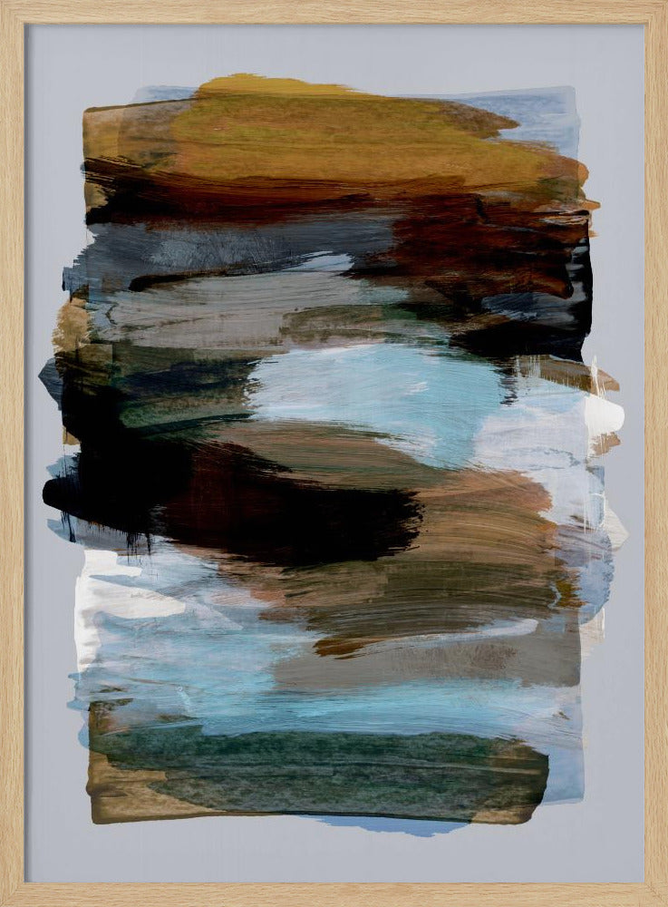 Abstract Brush Strokes 78X | Poster