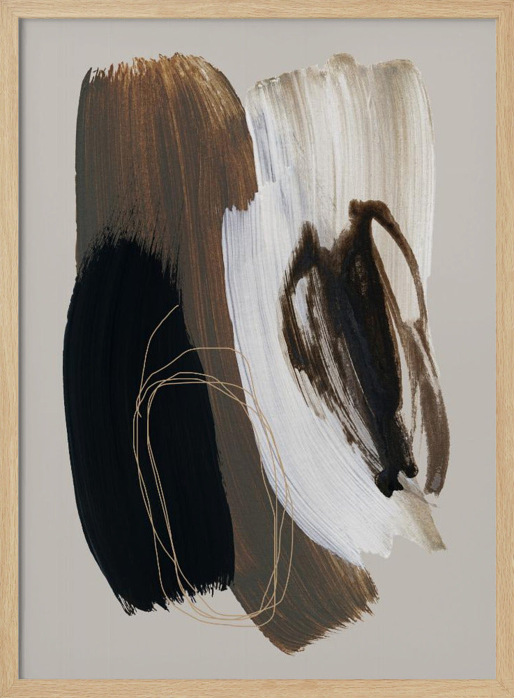 Abstract Brush Strokes 108X | Poster