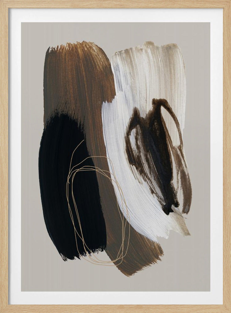 Abstract Brush Strokes 108X | Poster