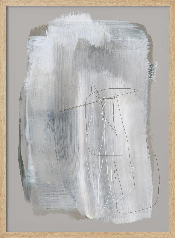 Abstract Brush Strokes 109 | Poster