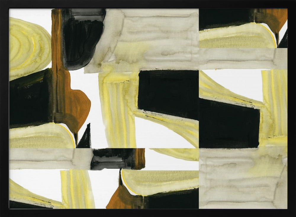 Abstract Cutout Shapes 5 | Poster