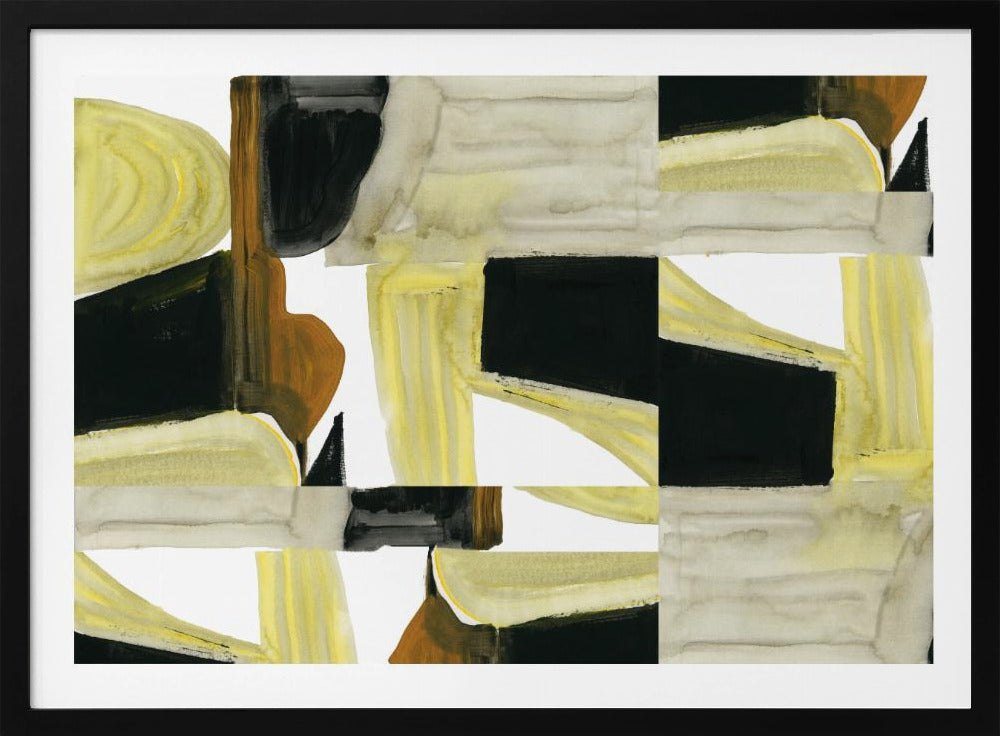 Abstract Cutout Shapes 5 | Poster