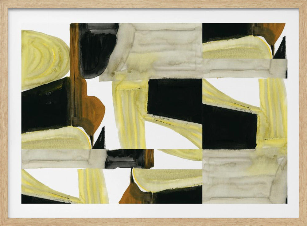 Abstract Cutout Shapes 5 | Poster