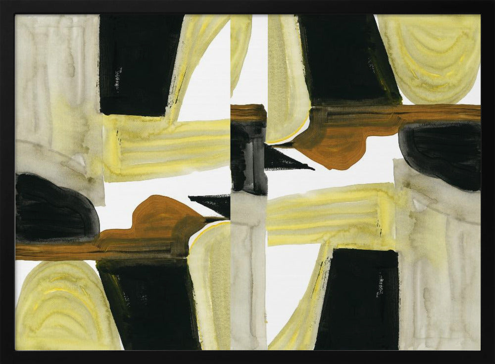 Abstract Cutout Shapes 6 | Poster