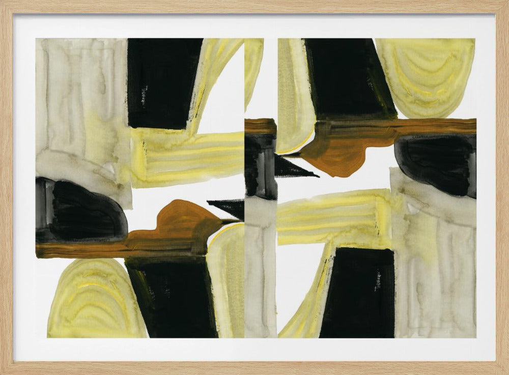 Abstract Cutout Shapes 6 | Poster