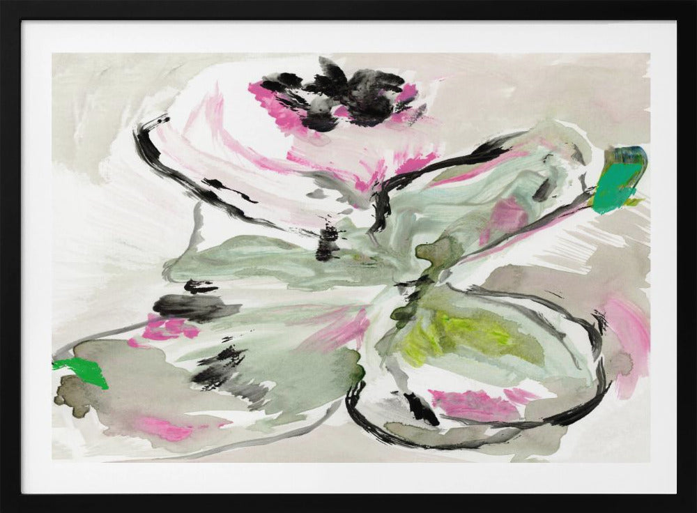 Abstract Purple Violet Pink Hues Floral 1 | Poster