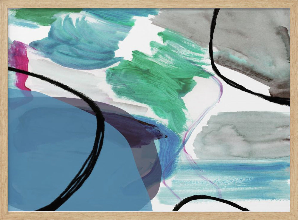 Fluid Abstract Shapes 2 | Poster