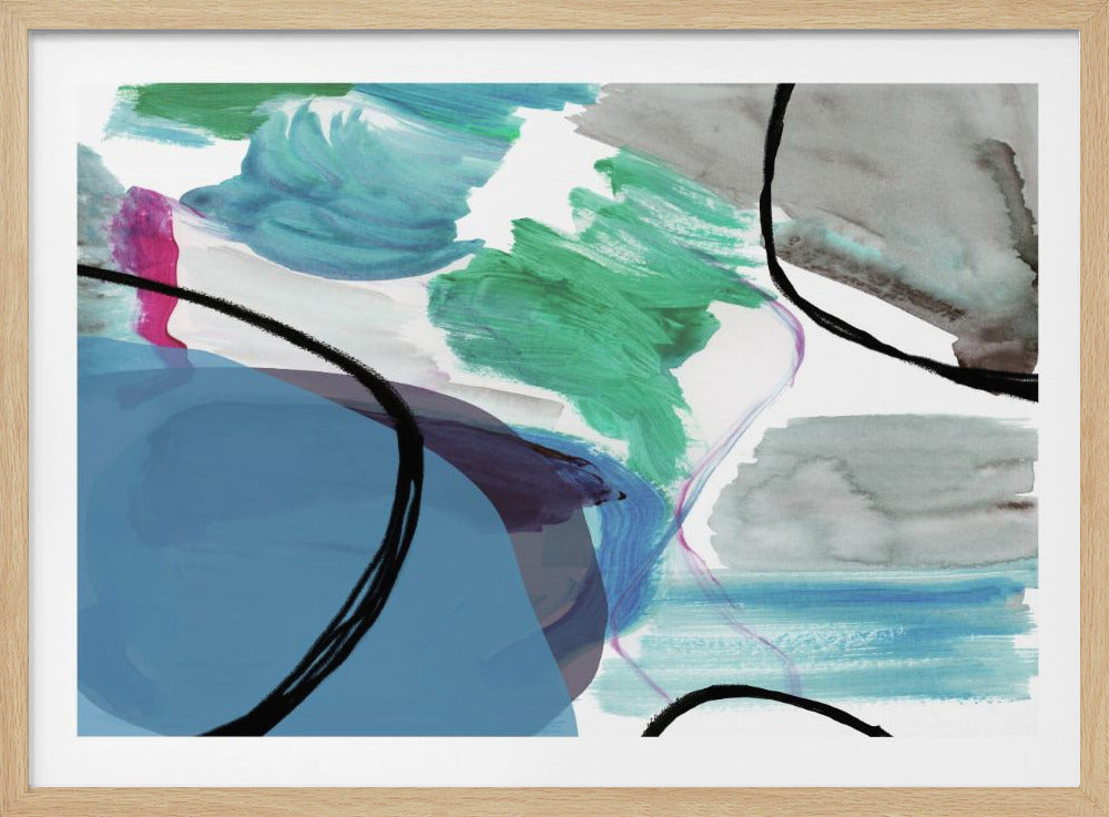 Fluid Abstract Shapes 2 | Poster