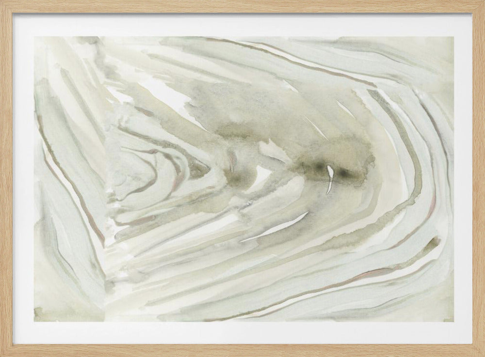 Neutral Sliced Agate 1 | Poster