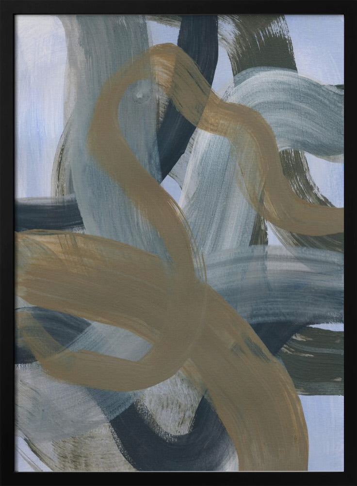 Abstract Brush Strokes 124 | Poster
