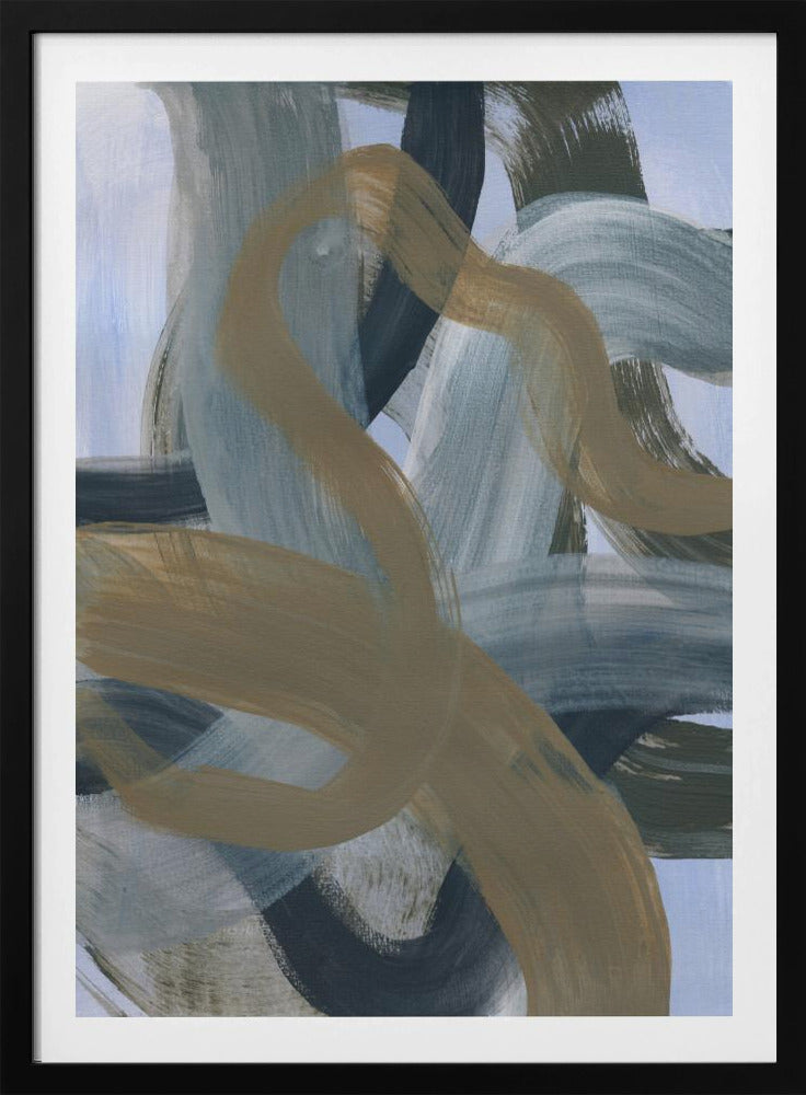Abstract Brush Strokes 124 | Poster