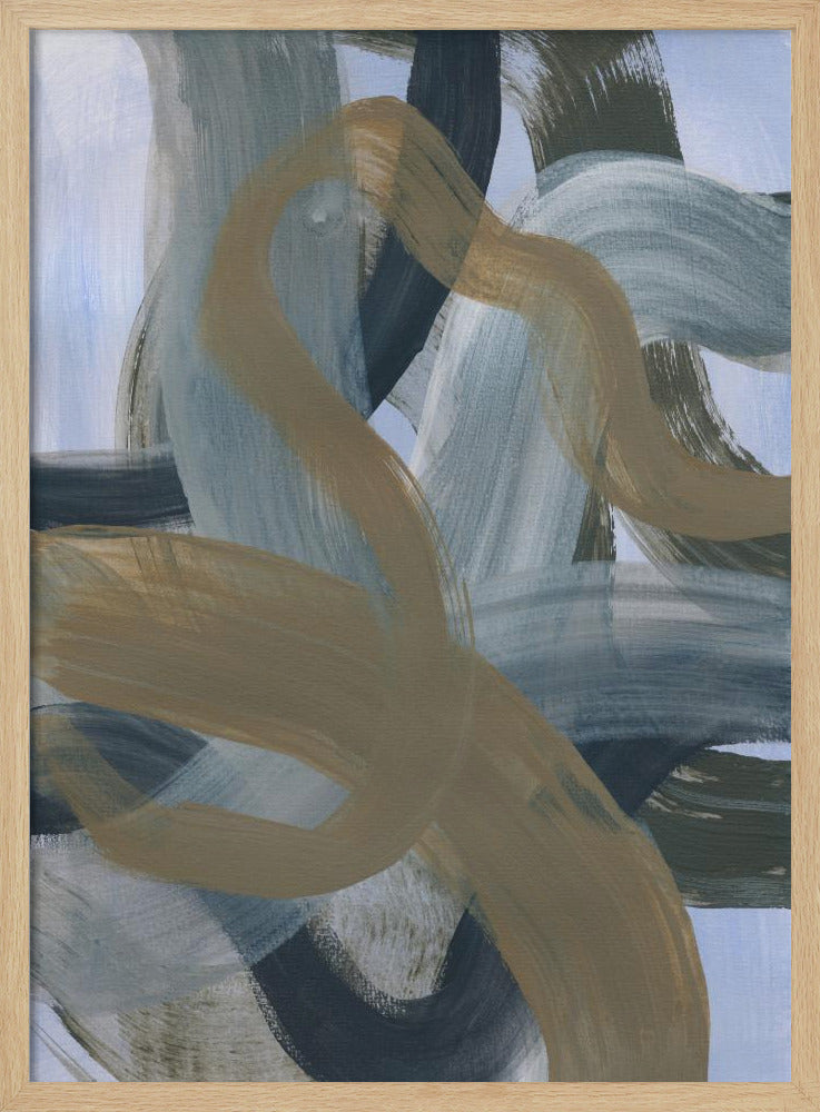 Abstract Brush Strokes 124 | Poster