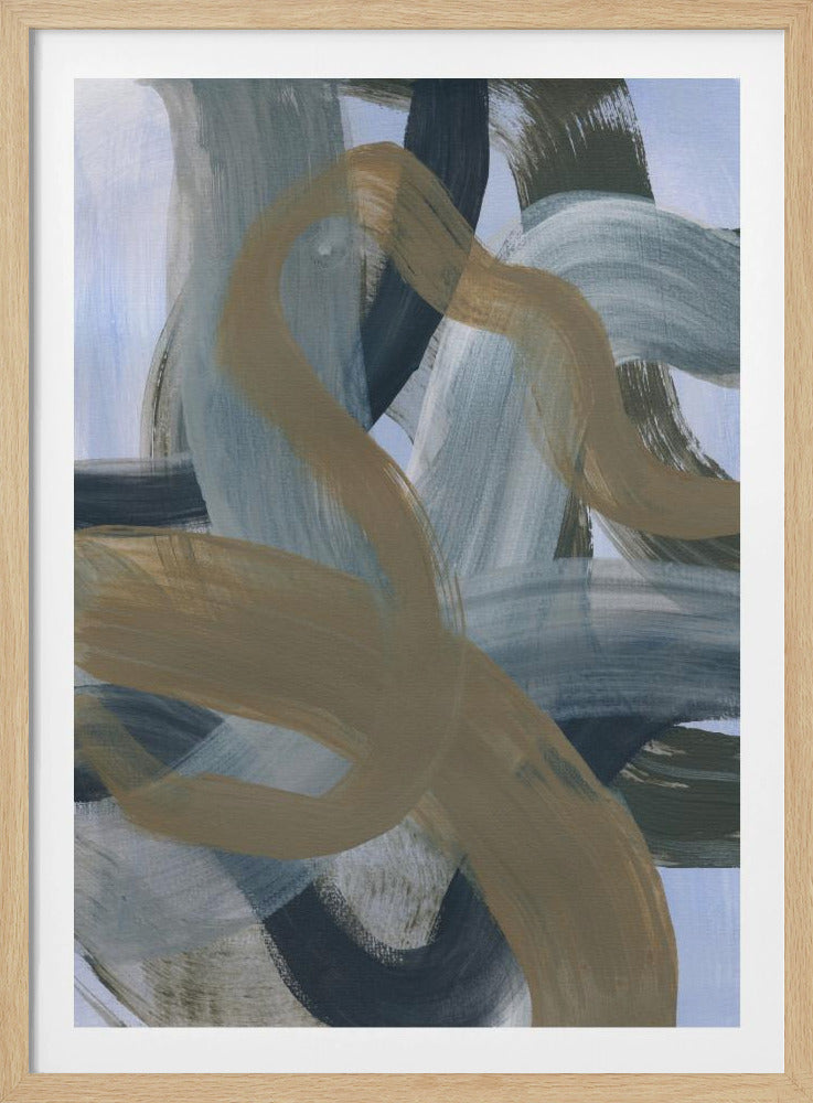 Abstract Brush Strokes 124 | Poster