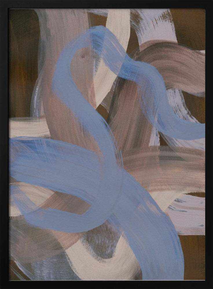 Abstract Brush Strokes 124X | Poster