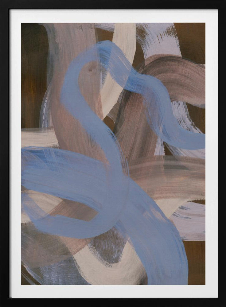 Abstract Brush Strokes 124X | Poster