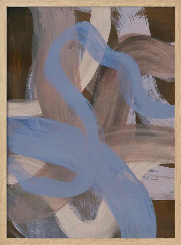 Abstract Brush Strokes 124X | Poster