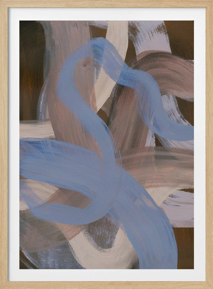 Abstract Brush Strokes 124X | Poster
