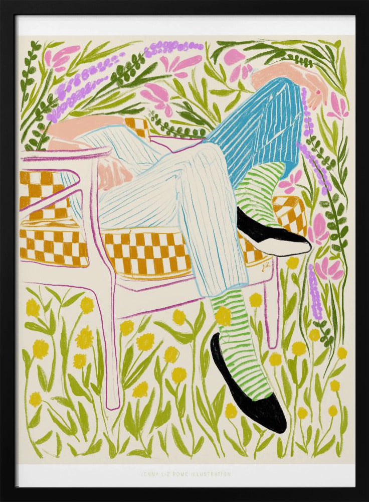 Jlr Quiet in the garden 2 | Poster