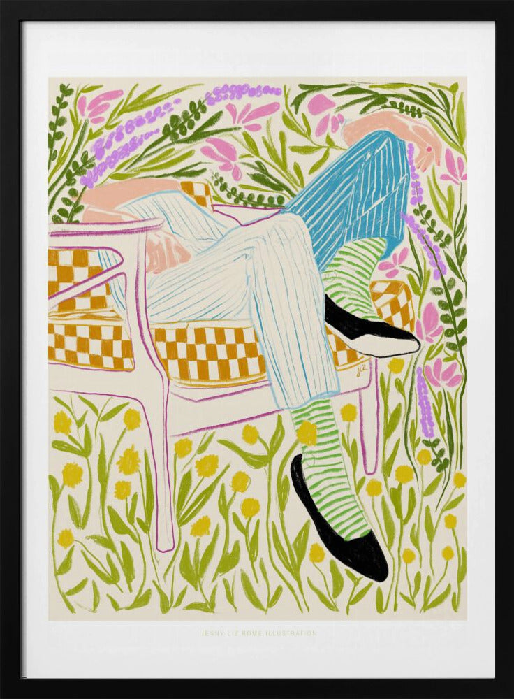 Jlr Quiet in the garden 2 | Poster