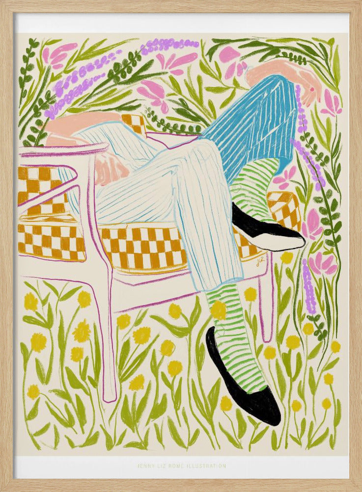 Jlr Quiet in the garden 2 | Poster
