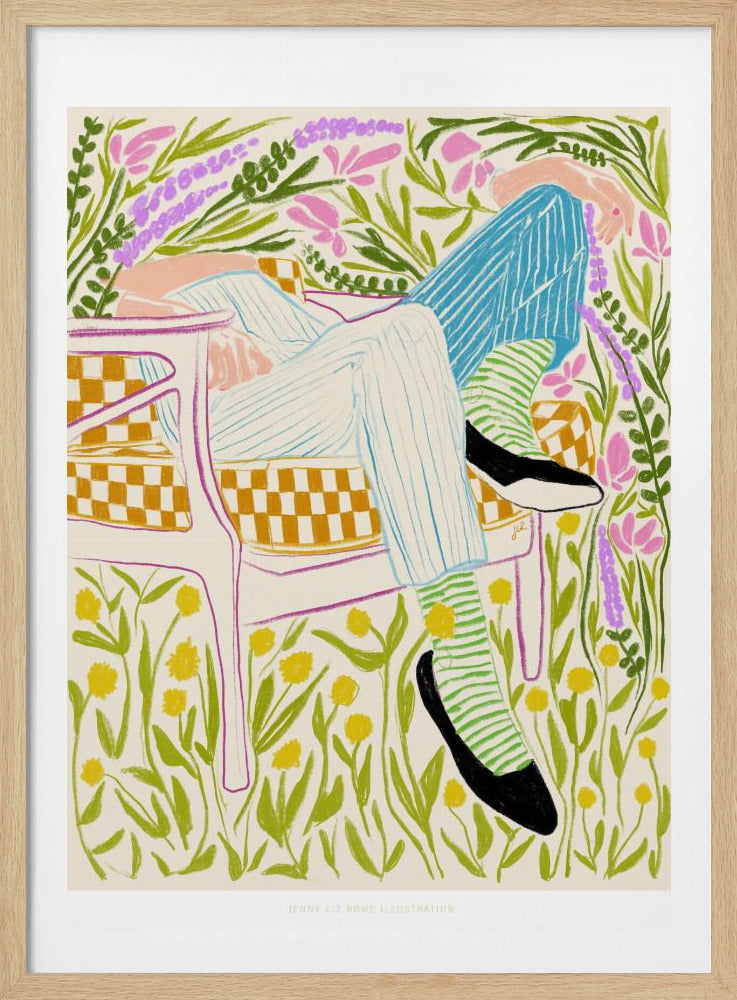 Jlr Quiet in the garden 2 | Poster