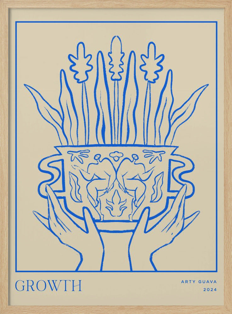 Vessel Collection : Growth (LineArt) | Poster