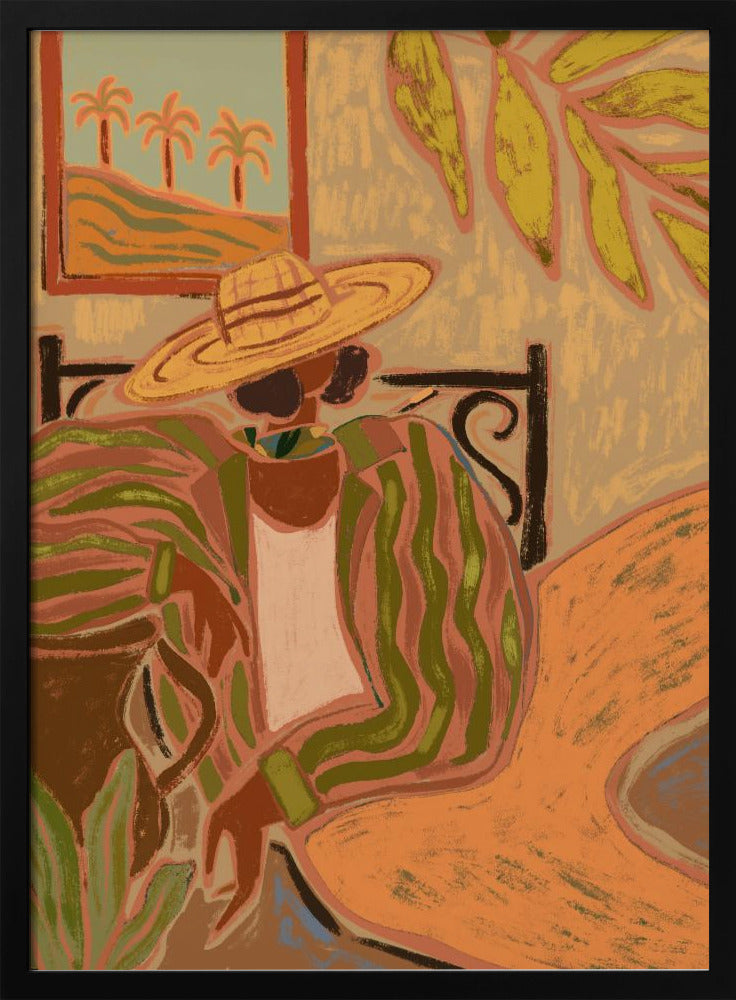 Lady in Stripe | Poster