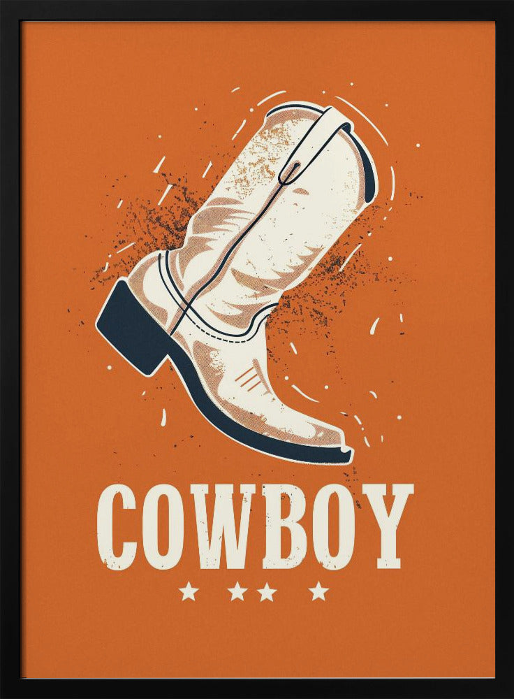 Cowboy Boots Vintage | Poster