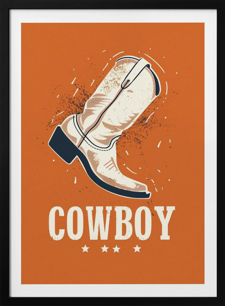 Cowboy Boots Vintage | Poster