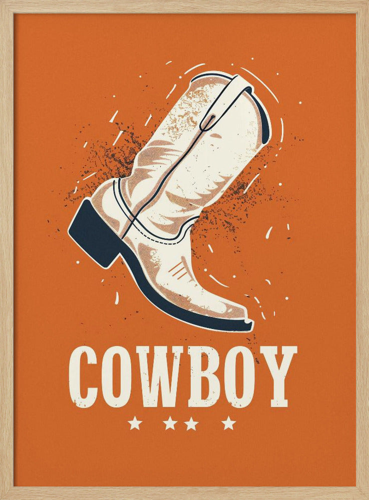 Cowboy Boots Vintage | Poster