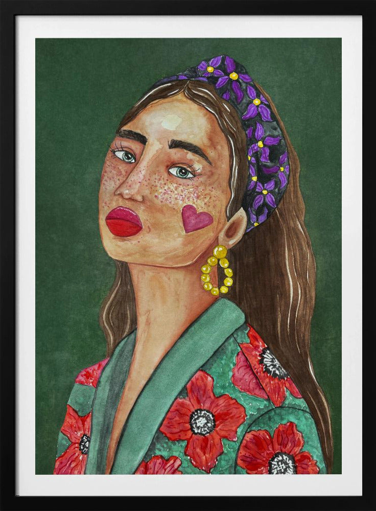 Girl with Hairband | Poster