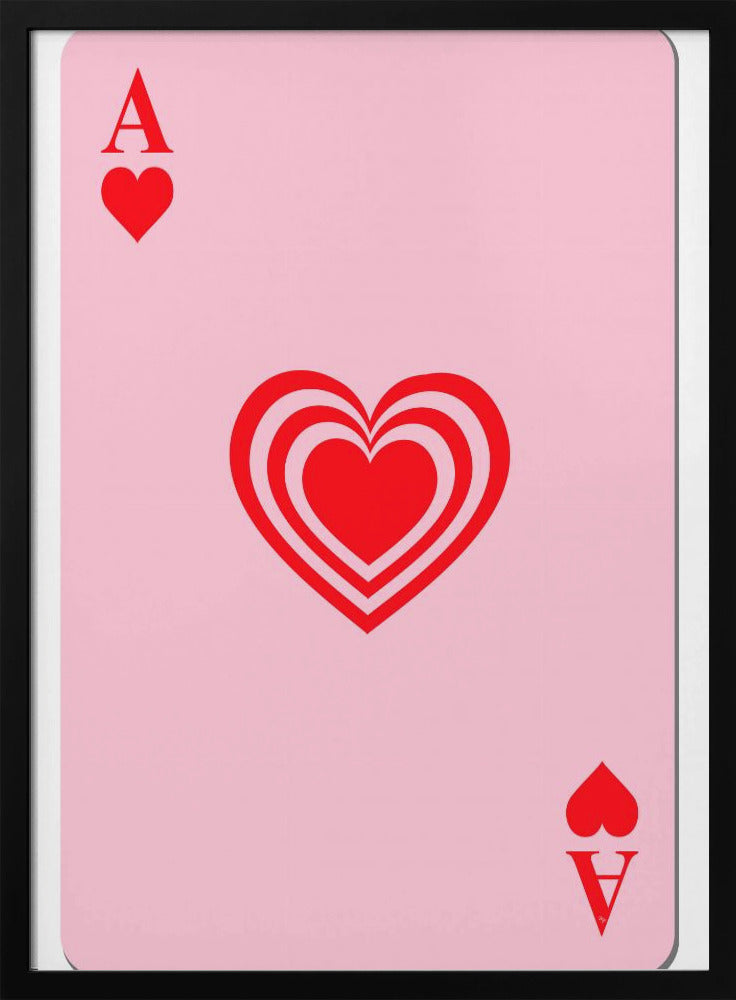 Ace of Hearts Glow | Poster