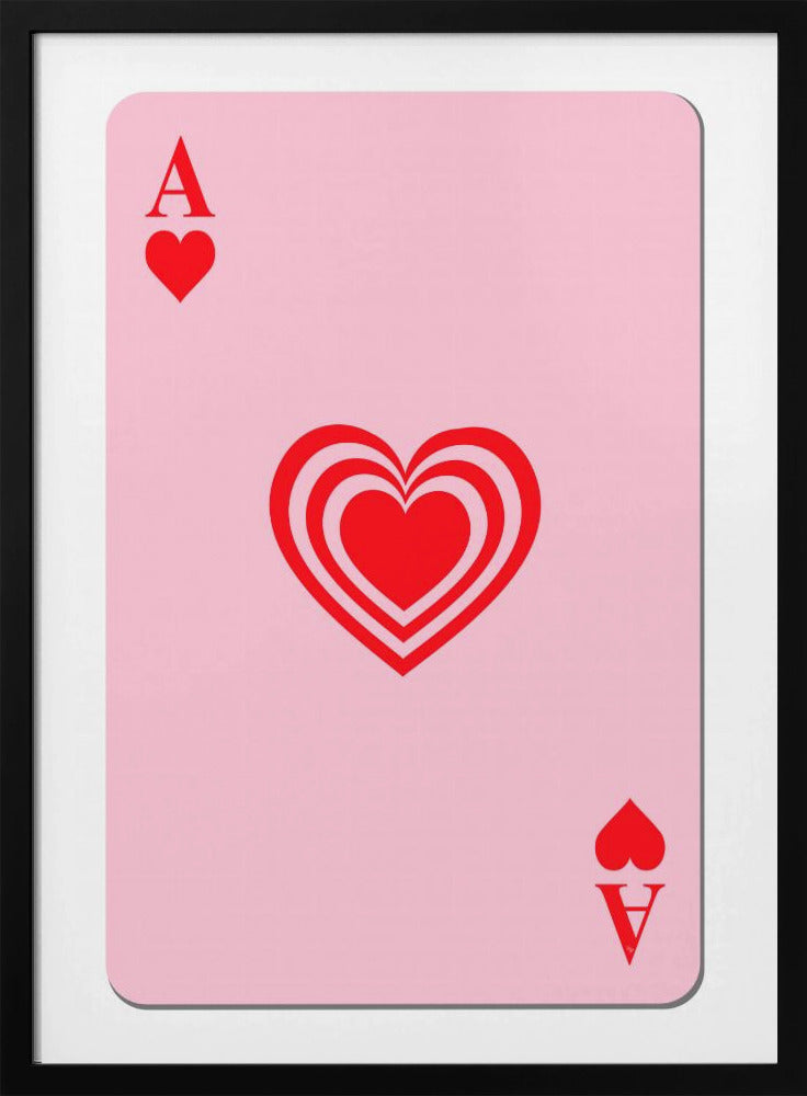 Ace of Hearts Glow | Poster
