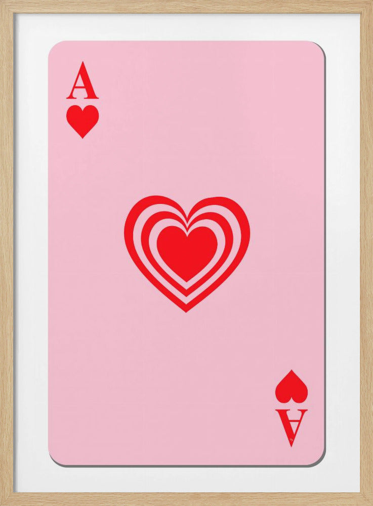 Ace of Hearts Glow | Poster