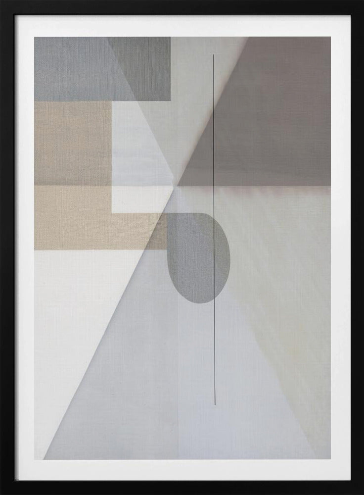 Abstract Neutral Tone Painting 2 | Poster