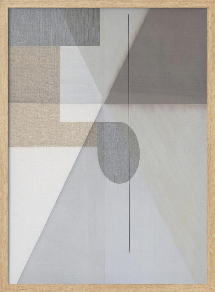 Abstract Neutral Tone Painting 2 | Poster