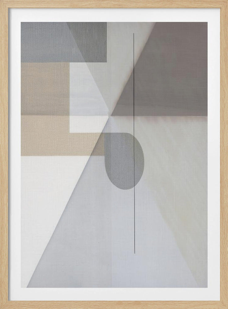 Abstract Neutral Tone Painting 2 | Poster