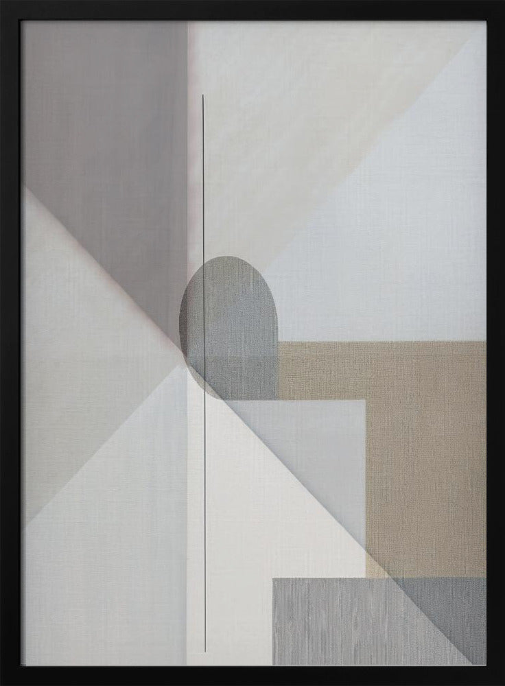 Abstract Neutral Tone Painting 1 | Poster