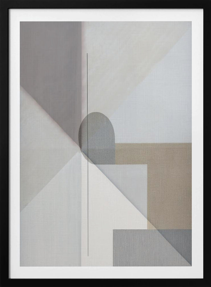 Abstract Neutral Tone Painting 1 | Poster